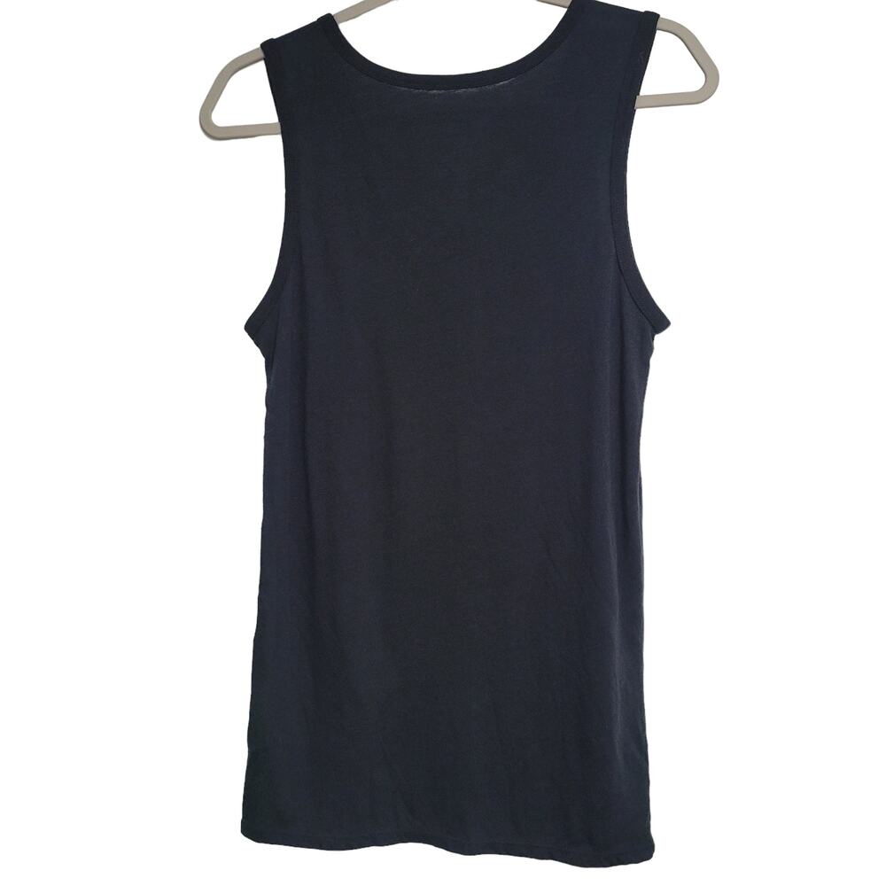 Nike The Nike Tee Black Swoosh Athletic Cut Tri Blend Tank Size XS - Picture 3 of 5